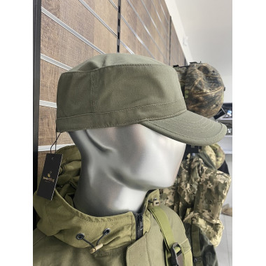 Кепка 100% бавовна бейсболка таблетка Service Odyag колір хакі олива