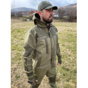 Костюм для чоловіків бавовна 100% з водостійким просоченням на весну літо Service Odyag олива хакі