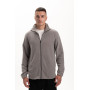 Флісова толстовка кофта колір Сірий унісекс однотонна Service Odyag 280 грам турецький Polar