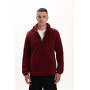 Світшот утеплений кофта колір Бордо бургунді трьохнитка унісекс Service Odyag 360 грам з начосом
