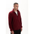 Світшот утеплений кофта колір Бордо бургунді трьохнитка унісекс Service Odyag 360 грам з начосом