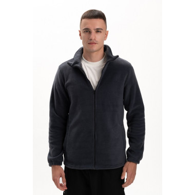 Флісова толстовка кофта колір Сірий темний унісекс однотонна Service Odyag 280 грам турецький Polar