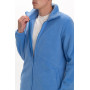 Флісова толстовка кофта колір Блакитний унісекс однотонна Service Odyag 280 грам турецький Polar