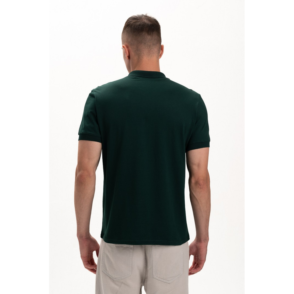 Футболка PREMIUM поло чоловіча колір Блакитна Service Odyag мікролакоста 