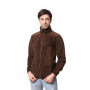 Флісова толстовка кофта колір Коричневий шоколад унісекс однотонна Service Odyag 280 грам турецький Polar