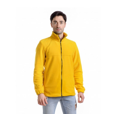 Флісова толстовка кофта колір Жовтий унісекс однотонна Service Odyag 280 грам турецький Polar
