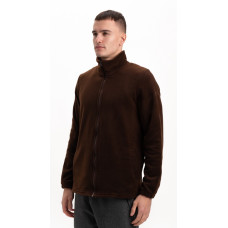 Флісова толстовка кофта колір Шоколад коричневий унісекс Service Odyag 280 грам турецький Polar