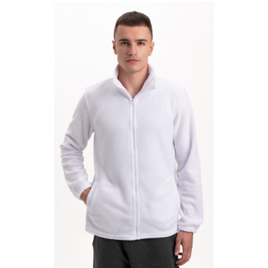 Флісова толстовка кофта колір Білий кристальний унісекс Service Odyag 280 грам турецький Polar