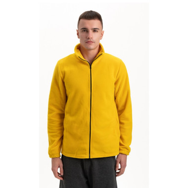 Флісова толстовка кофта колір Жовтий яскравий унісекс Service Odyag 280 грам турецький Polar