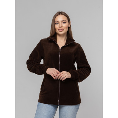 Флісова кофта жіноча колір Чорний Service Odyag 280 грам турецький Polar