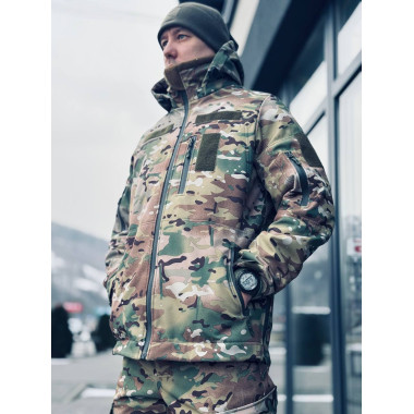 Куртка Softshell на флісі мультикам весна літо осінь