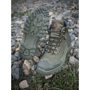 Черевики під М-ТАС шкіра весна літо берци шкіряні FREGAT олива койот