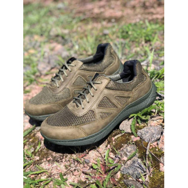 Кросівки сітка під М-ТАС літо весна Service Odyag 3Д хакі олива