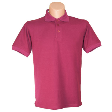 Футболка поло теніска Service Odyag трикотажна тканина локоста, колір бургунд рожевий бордо LUX USA