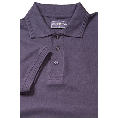 Футболка поло теніска Service Odyag трикотажна тканина локоста, колір баклажан фіолетовий LUX USA