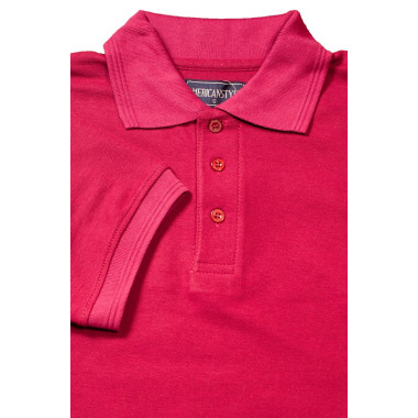 Футболка поло теніска Service Odyag трикотажна тканина локоста, колір малиновий рожевий LUX USA