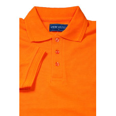 Футболка поло теніска Service Odyag трикотажна тканина локоста, колір помаранчевий апельсин LUX USA