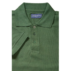 Футболка поло теніска Service Odyag трикотажна тканина локоста, колір хакі зелений олива LUX USA