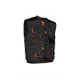 Жилет робочий коричневий чорний весна літо осінь колір графіт чорний ArtMas