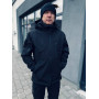 Куртка Softshell на флісі чорний весна літо осінь