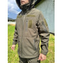 Костюм Softshell Premium на флісі колір хакі олива