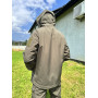 Костюм Softshell Premium на флісі колір хакі олива