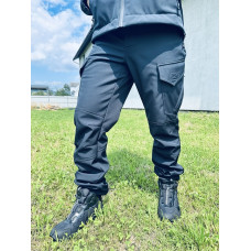Штани Softshell Premium на флісі колір темно-синій під М-Тас