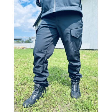 Штани Softshell Premium на флісі колір темно-синій під М-Тас