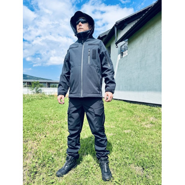 Костюм Softshell Premium на флісі колір синій під М-Тас