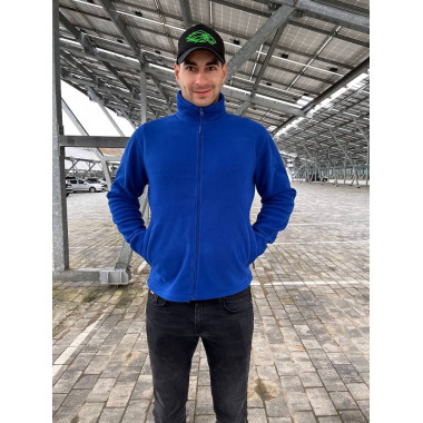 Кофта фліс UNISEX колір Синій прямий крій щільність 300 г/м.кв. 100% пе