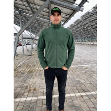 Кофта фліс UNISEX колір Зелений прямий крій щільність 300 г/м.кв. 100% пе