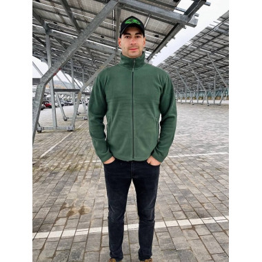 Кофта фліс UNISEX колір Зелений прямий крій щільність 300 г/м.кв. 100% пе