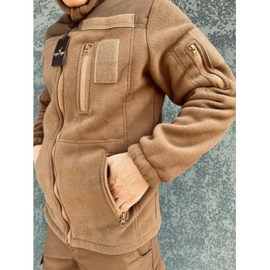 Кофта Premium КОЙОТ флісова унісекс 300 грам