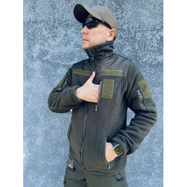 Кофта Premium ХАКІ ОЛИВА флісова унісекс 300 грам