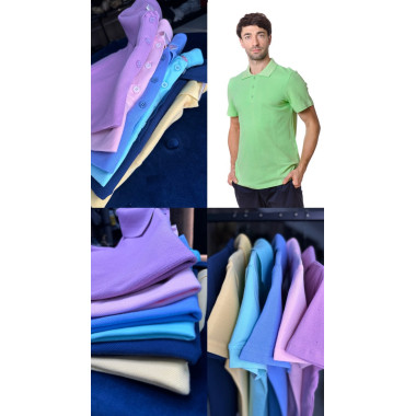 Футболка поло теніска чоловіча Service Odyag тканина лакоста LUX