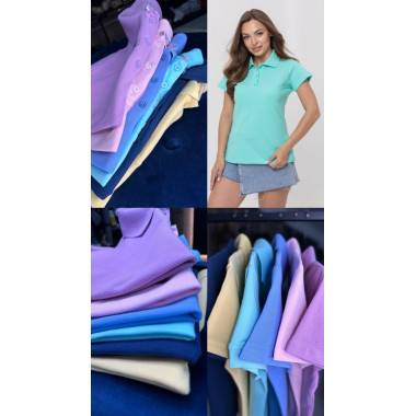 Футболка поло теніска жіноча Service Odyag тканина лакоста LUX