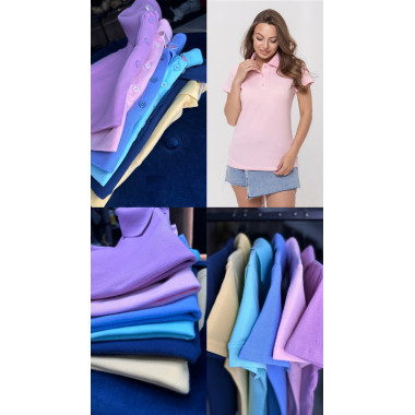 Футболка поло теніска жіноча Service Odyag тканина лакоста LUX