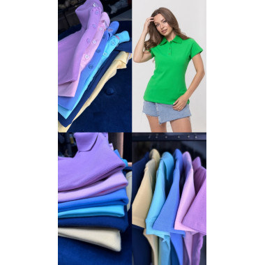 Футболка поло теніска жіноча Service Odyag тканина лакоста LUX