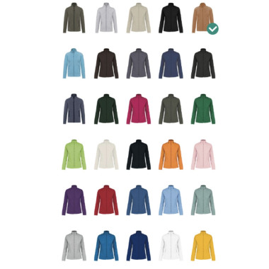 Кофта флісова жіноча щільність 280 г/м.кв. 100% поліестер