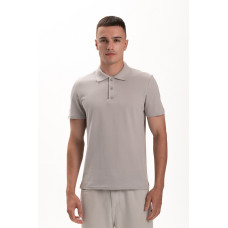 Футболка PREMIUM поло чоловіча колір Сірий світлий Service Odyag лакоста 