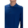 Футболка PREMIUM поло чоловіча колір Синій електрик Service Odyag мікролакоста 