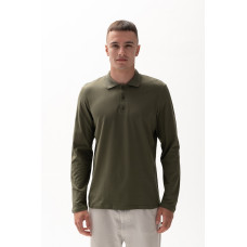 Футболка PREMIUM поло чоловіча колір Хакі олива Service Odyag мікролакоста 