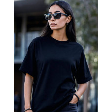 Футболка 100% бавовна Плотна чорного кольору 185 грам під нанесення Service Odyag