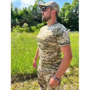 Футболка піксель камуфляж Service Odyag 100% бавовна