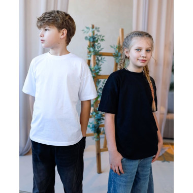 Футболка дитяча кольорова від 1 року до 15 років хлопчики дівчатка Premium Service Odyag 100% бавовна