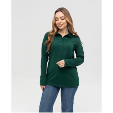 Футболка поло теніска з довгим рукавом чоловіча жіноча Service Odyag тканина лакоста