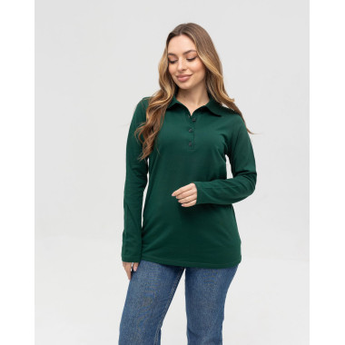 Футболка поло теніска з довгим рукавом чоловіча жіноча Service Odyag тканина лакоста