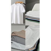 Футболка 100% бавовна оверсайз однотонна біла Імпортна Premium