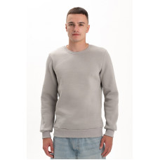 Світшот PREMIUM на флісі утеплений Сірого кольору трьохнитка унісекс Service Odyag 360 грам 