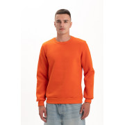 Світшот PREMIUM на флісі утеплений Помаранчевого кольору трьохнитка унісекс Service Odyag 360 грам 